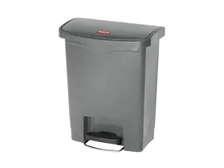 Slim Jim Step On container Front Step kunststof 30 liter Grijs - 1