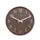 Grote wandklok - 50cm- Stille klok - Walnoot hout - NeXtime "Precious"