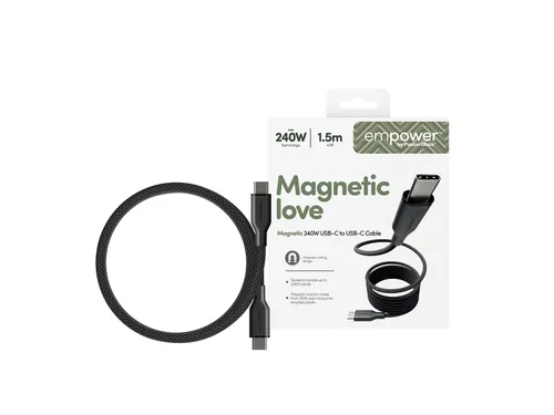 PanzerGlass empower by Magnetic 240W USB-C to USB-C Cable | USB