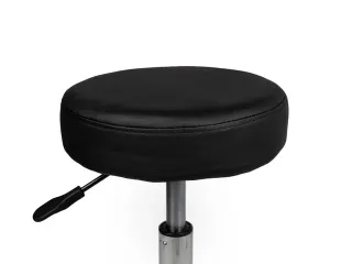 Tabouret Kruk Zwart Standaard Gasveer Zonder Rugleuning - 4