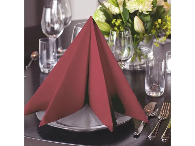 Dinerservet Tork Linstyle Premium bordeaux 478885 50 vel