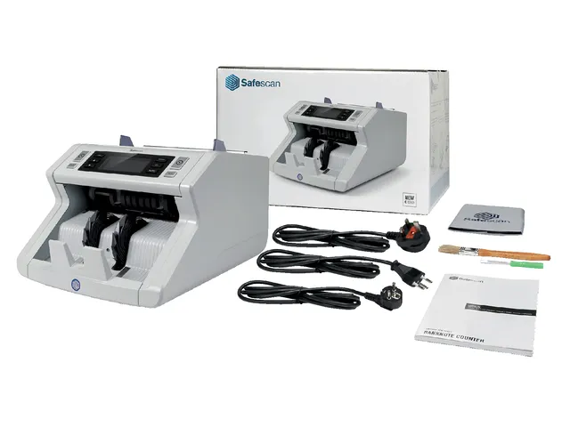 Biljettelmachine Safescan 2210 Wit 2-voudige Detectie Gesorteerd
