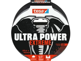 Reparatietape tesa Ultra Power Extreme repair 25mx50mm zwart - 1