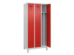 locker voor scheiding van kleding,HxBxD 1950x900x500mm,3vak