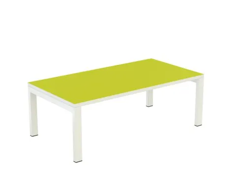 bijzettafel,HxBxD 400x1140x600mm,rechthoekig,4voeten wit