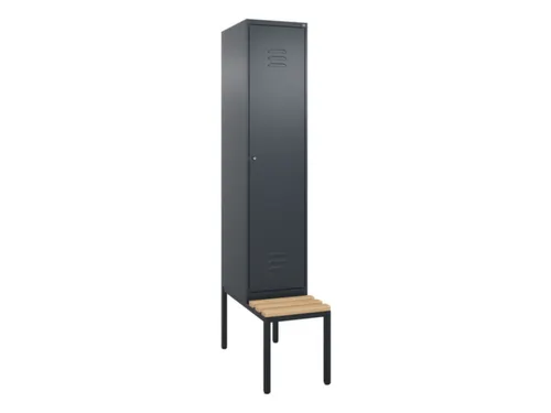 locker met bank,HxBxD 2120x400x815mm,1vak,vak B 400mm,cil.-slot