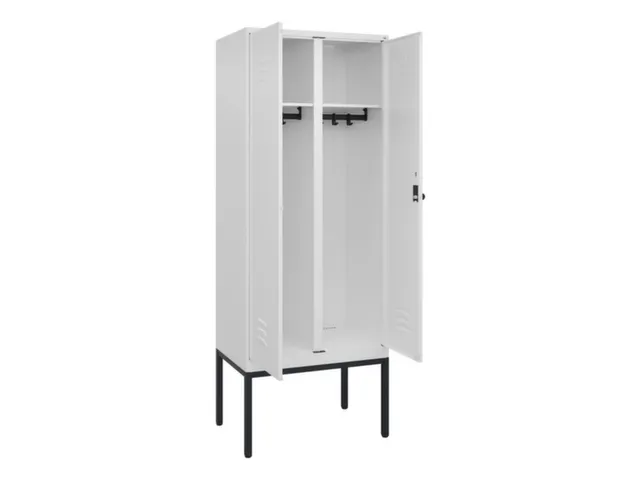 locker voor scheiding van kleding,HxBxD 2120x800x500mm,2vak