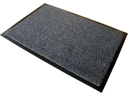 Deurmat Pp Antislip Stof 120x180cm Grijs