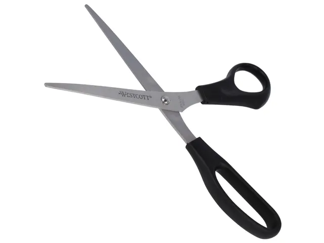 Kantoorschaar Westcott 210mm met kunststof grip rvs