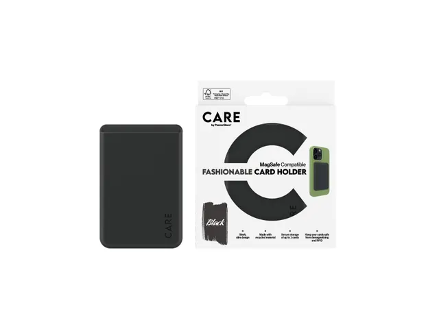 PanzerGlass CARE by Card Holder Black iPhone, Housse, Apple, App