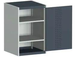 kast met geperforeerde platen,HxBxD 1000x650x650mm,2xStalen bodem