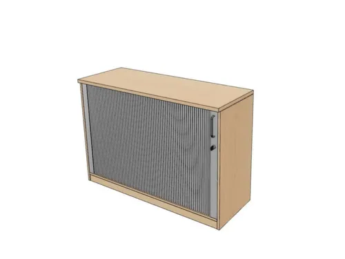 jaloeziedeurkast,HxBxD 825x1200x445mm,1xhouten vloer,2 OH,NE-esdoorn