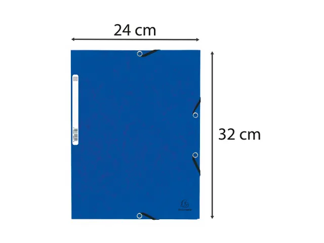 Elastomap 3 kleppen glanskarton 355gm² A4 Assorti