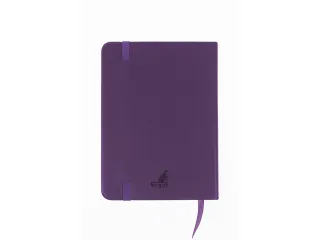 Schetsboek Kangaro A6 purple heart PU HC 80 vel 140gr roomwit met elas - 5