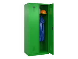 locker,HxBxD 1850x800x500mm,2vak,vak B 400mm,cil.-slot,staand op vloer