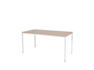 Domino Basic Tafel Vaste Hoogte 1600x800mm Hav/Kers 25mm Wit 4-Poots - 1