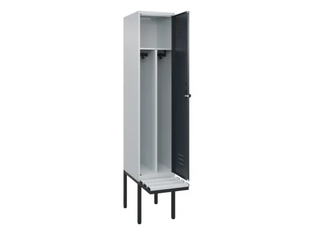 locker voor scheiding van kleding,HxBxD 2120x400x815mm,1vak