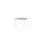 Domino Basic Tafel Vaste Hoogte 800x800mm Hav/Kers 25mm Wit 4-Poots