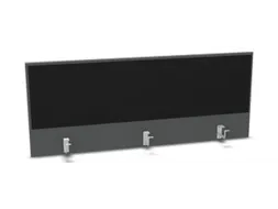 opzetpaneel bureau aanbouw achter MS-donkergrijs BN8033-zwart 1400mm