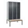 locker met bank,HxBxD 2120x1200x815mm,3vak,vak B 400mm,cil.-slot