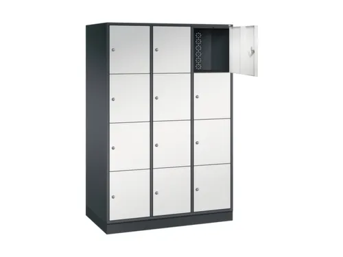 grootvolume-lockersysteem,RAL 7021/RAL 7035,HxBxD 1950x1220x600mm