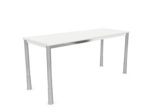 In hoogte verstelbaar bureau,HxBxD 720-840x1600x600mm,Bl-wit