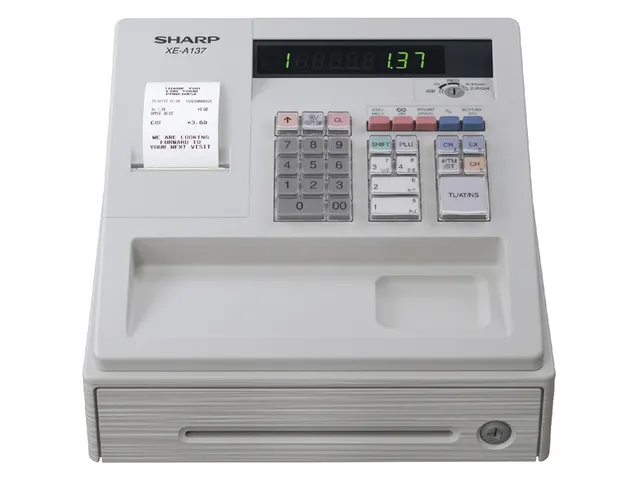 Kassa Sharp XE-A137WH wit