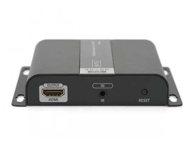 4K HDMI-extender, ontvanger via IP/CAT 5, 6 (120 m), POE-aangedreven