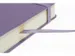 Schetsboek Kangaro A4 heather purple PU HC 80 vel 140gr roomwit met el