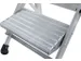 vouwtrapje,bordes H 950mm,eenzijdig,4treden,aluminium