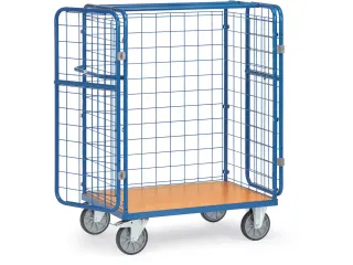 Pakketwagen 8481-3 Draadgaas Dubbele Vleugeldeur 600kg 1000x600mm - 2