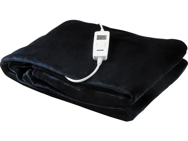 Elektrisch Deken Fleece Donkerblauw 10 Standen Timerfunctie 180x130cm