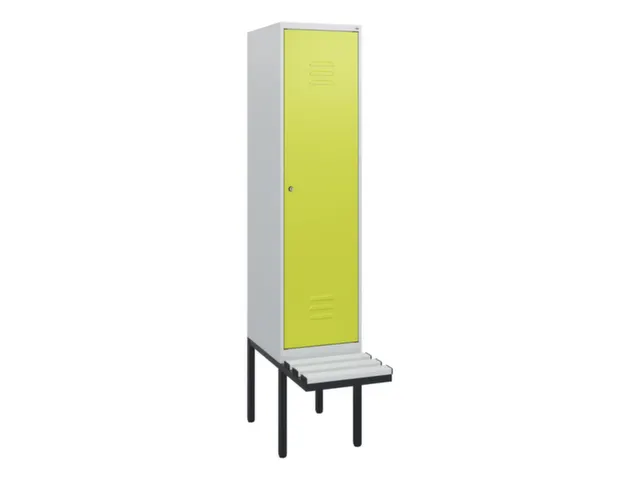 locker met bank,HxBxD 1950x400x815mm,1vak,vak B 400mm,cil.-slot