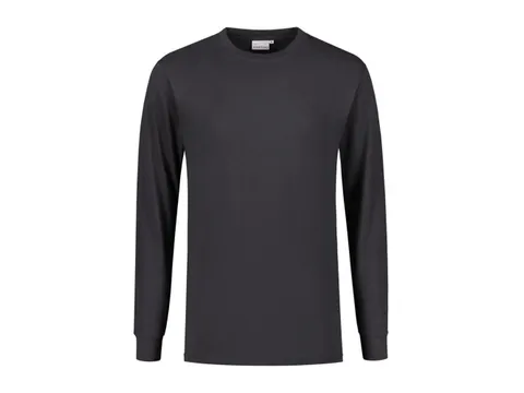 Santino James T-shirt met lange mouwen, houtskoolkleur, maat 5XL, per