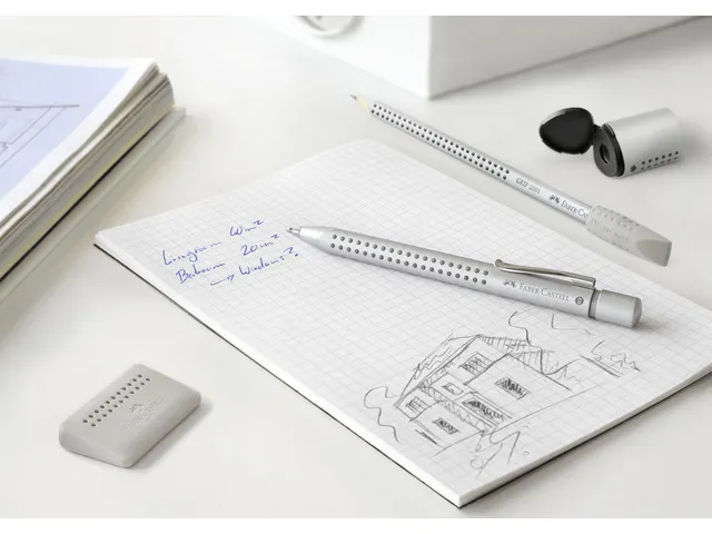 puntenslijper Faber-Castell GRIP 2001 mini zilver