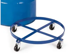 vatenonderwagen,laadvl. Ø 610mm,laad H 140mm,1x200l vat,platform open