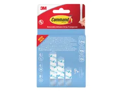 Bevestigingsstrip Command 16 stuks transparant