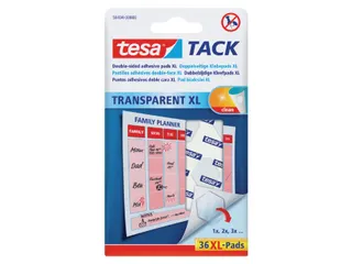 Dubbelzijdige kleefpads Tesa tack transparant XL 36stuks - 3
