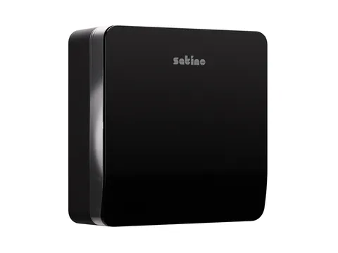 Toiletpapierdispenser Satino JT2 Hyginity jumbo L zwart 333407