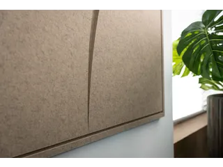 Acoustic Art FLOW XL 160x120cm Bruin Akoestisch kunstwerk Organisch - 3
