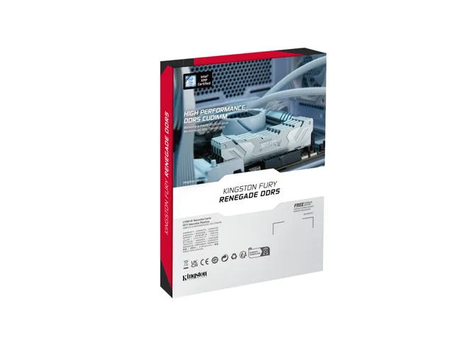24GB 8800MT/s DDR5 CL42 CUDIMM FURY Renegade White