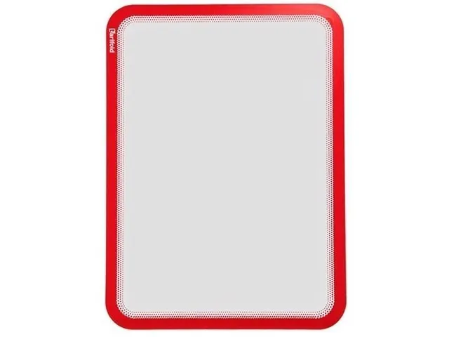 Cadre d'affichage magnétique A4 Rouge Fermeture magnétique