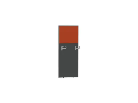 cache de banque d'accueil MS-gris foncé BN3012-orange
