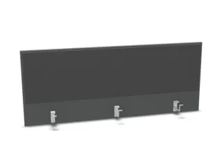 opzetpaneel bureau aanbouw achter MS-donkergrijs antraciet 1400mm - 1
