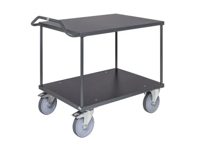 etagewagen,draagverm. 500kg,2etage(s),laadvl. LxB 1000x700mm,MDFetage