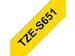 NEUTRAL Labeltape P-touch TZE-S651 24mmx8m Zwart op Geel gelamineerd