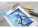 Crayon de couleur aquarellables Eberhard Faber carton 12pcs+pinceau