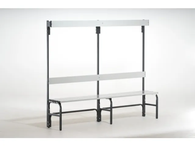 omkleedbank HxLxD 1650x1500x375mm aluminium RAL7016 antraciet