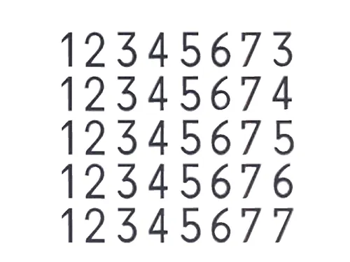 Numeroteur Reiner B2 Block 5.5mm 6 cijfers