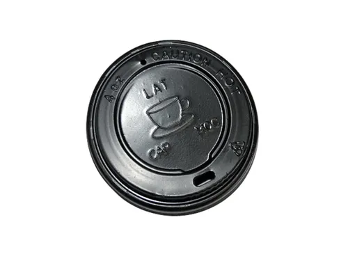 Bekerdeksel IEZZY Ø63 mm 100 stuks zwart
